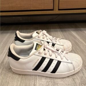Adidas Sneakers - White with Black Stripes